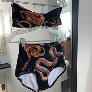 New Minnow Bathers Python 2 piece bikini